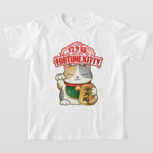 Chinesisches Neujahr Calico Lucky Cat T-Shirt