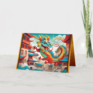 Chinesisches Neujahr des Drachen 2024 GC4 Karte