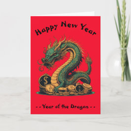 Chinesisches Neujahr des Drachen Karte