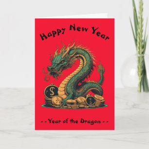 Chinesisches Neujahr des Drachen Karte
