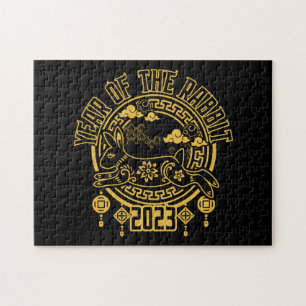 Chinesisches Neujahr des Kaninchens 2023 Puzzle