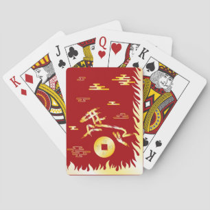 Chinesisches Neujahr des Pferdes 2026 4724 Feuer Spielkarten