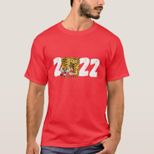 Chinesisches Neujahr des Tiger 2022 Zodiac Horosko T-Shirt