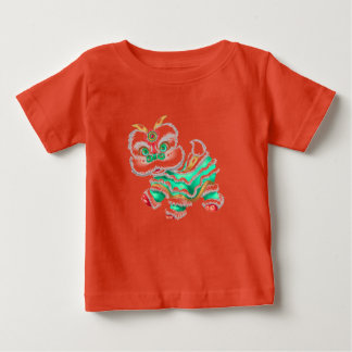 Chinesisches Neujahr Dragon Baby Green Baby T-shirt