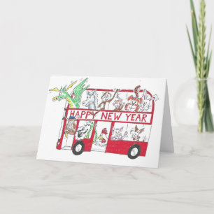 Chinesisches Neujahr - Jahr des Ochsen Karte