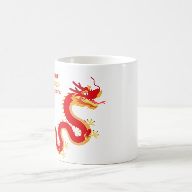 "Chinesisches Neujahr: Neuanfang" Kaffeetasse (Mittel)