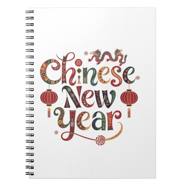 Chinesisches Neujahr Notizblock (Vorderseite)