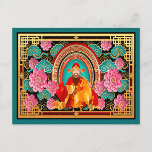 Chinesisches Neujahr Postkarte
