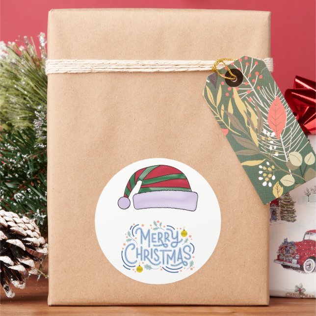 CHINESISCHES NEUJAHR RUNDER AUFKLEBER (Feiertag)