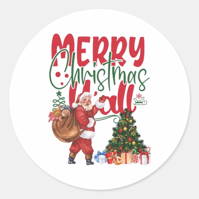 CHINESISCHES NEUJAHR RUNDER AUFKLEBER (Vorderseite)