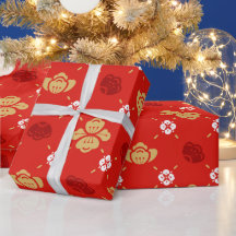 Chinesisches Neujahr Traditionelles Blumenmuster R