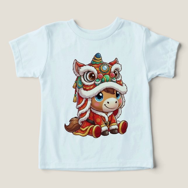 Chinesisches Neujahrs-Pferd 2026 Zodiakus (Design Vorderseite)