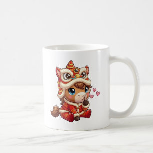 Chinesisches Neujahrs-Pferd 2026 Zodiakus Kaffeetasse