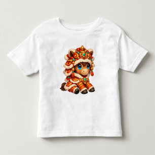 Chinesisches Neujahrs-Pferd 2026 Zodiakus Kleinkind T-shirt