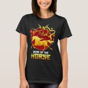 Chinesisches Neujahrs-Pferd Das Jahr des Pferdes 2 T-Shirt