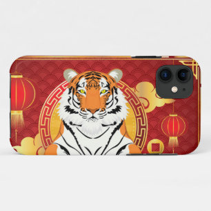 Chinesisches Neujahrsdesign mit Tiger Case-Mate iPhone Hülle