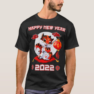 Chinesisches Neujahrsfest 2022 Feier Süßer Tiger G T-Shirt