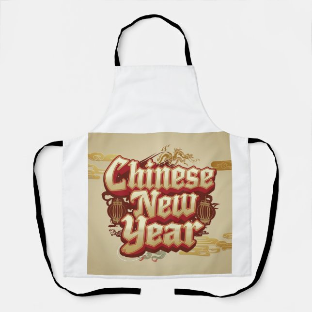 Chinesisches Neujahrsfest Schürze (Vorderseite)