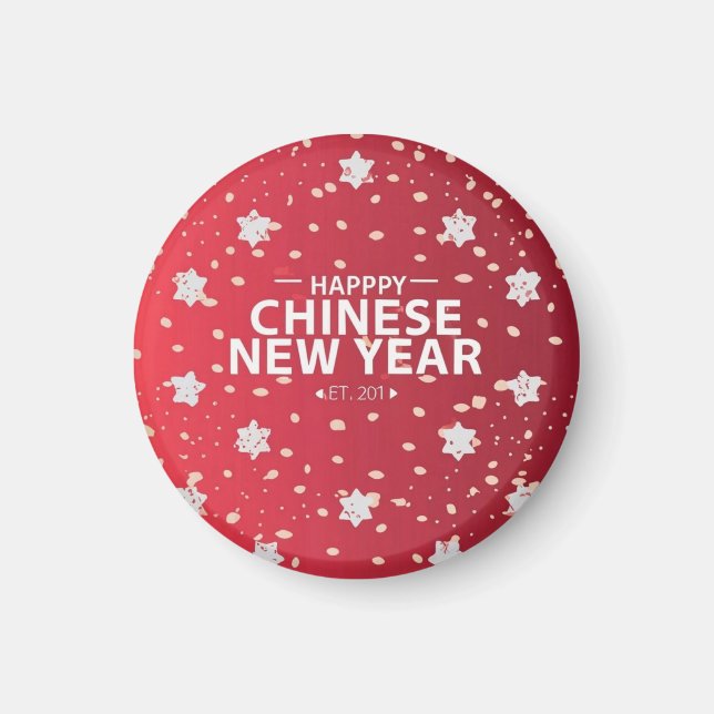 Chinesisches Neujahrsgeschenk Magnet (Vorne)