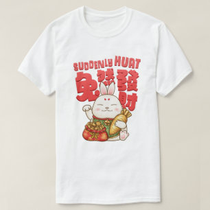 Chinesisches Neujahrslucky Rabbit T-Shirt