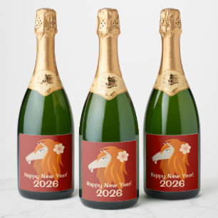 Chinesisches Neujahrspferd 2026 Zodiac