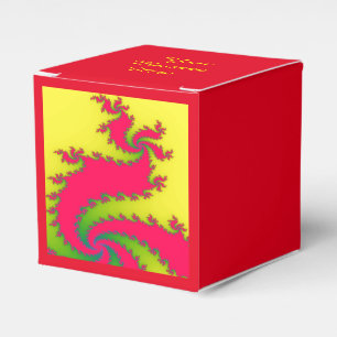 Chinesisches New Year Dragon Fraktal Custom Favor  Geschenkschachtel