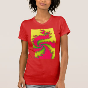 Chinesisches New Year Dragon Fraktal T Shirt