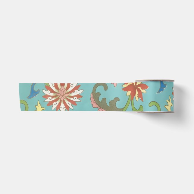 Chinesisches Ornament Satinband (Vorderseite)