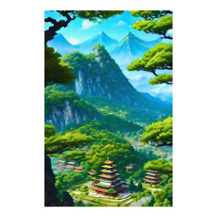 Chinesisches Palasttal Fotodruck