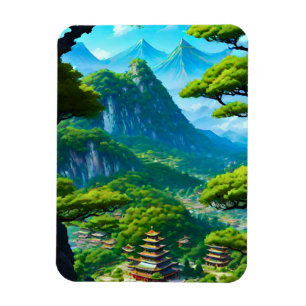Chinesisches Palasttal Magnet