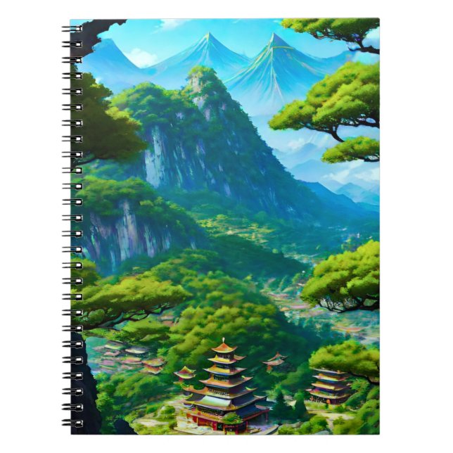 Chinesisches Palasttal Notizblock (Vorderseite)