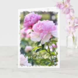 Chinesisches Peony [Grußkarte] ド Karte