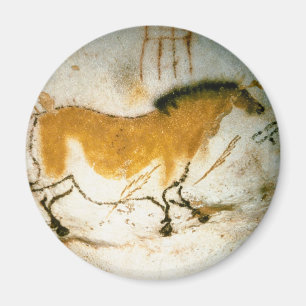 Chinesisches Pferd, Höhlenmalereien von Lascaux Magnet