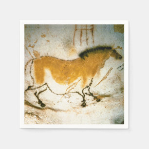 Chinesisches Pferd,Lascaux prähistorische Höhlenma Serviette