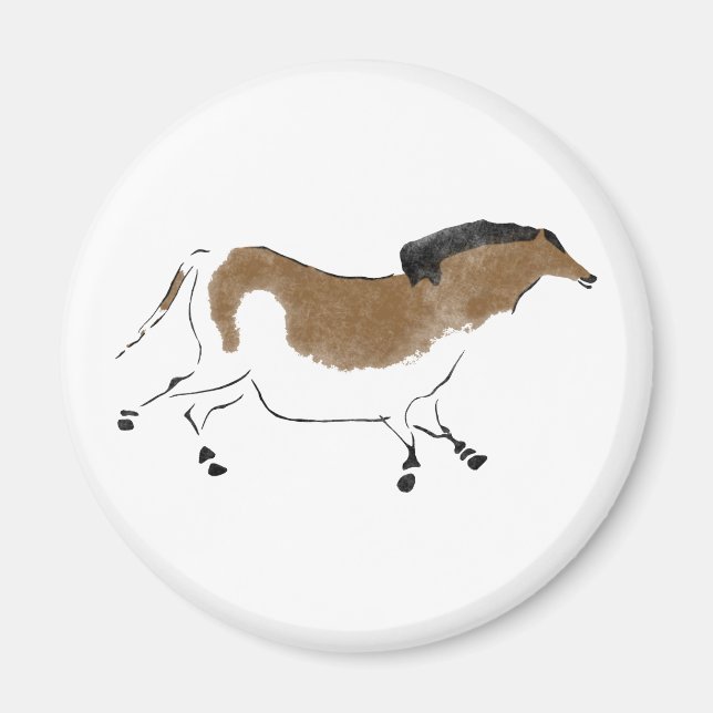 Chinesisches Pferd Magnet (Vorne)