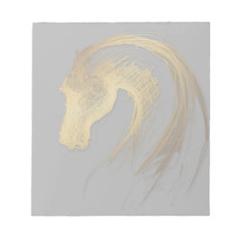 Chinesisches Pferdejahr Zodiac Geburtstag Notepad  Notizblock