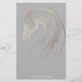 Chinesisches Pferdejahr Zodiac Geburtstagsgeschich Briefpapier