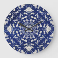 Chinesisches Porzellan: Blauer Wasserfarbenflor