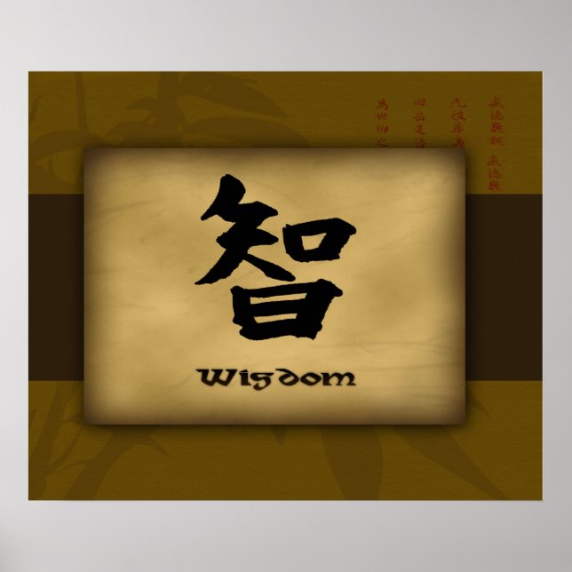 Chinesisches Poster der Weisheit (Vorne)