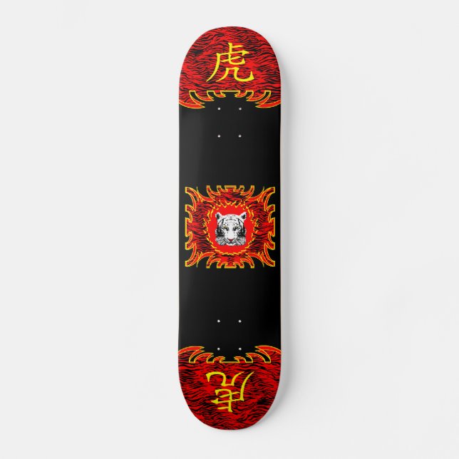 Chinesisches Red Tiger Skateboard (Vorderseite)