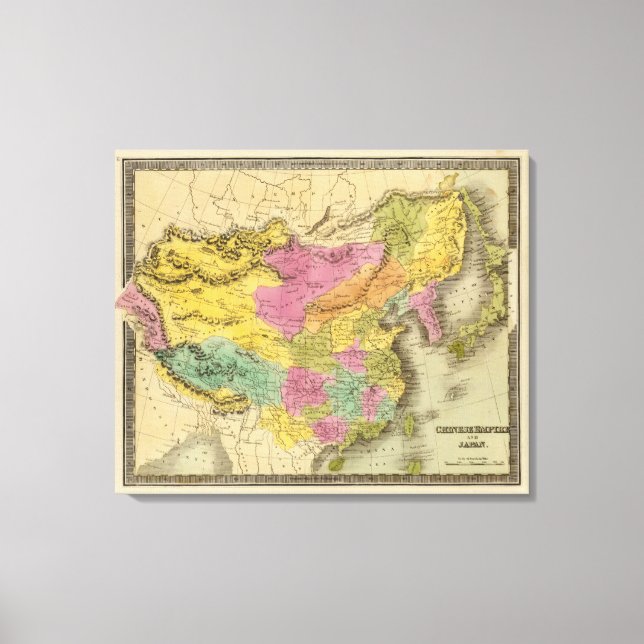 Chinesisches Reich und Japan Leinwanddruck (Vorderseite)
