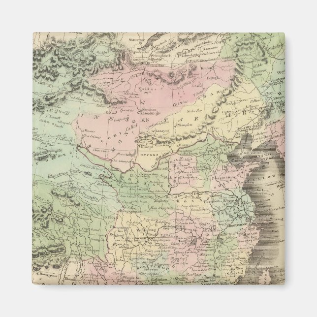 Chinesisches Reich und Japan Magnet (Vorne)