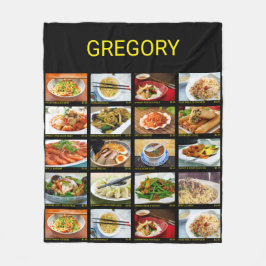 Chinesisches Restaurant Foto Menü Board Fleecedecke