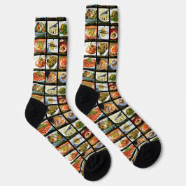 Chinesisches Restaurant Foto Menü Board Socken