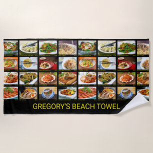 Chinesisches Restaurant Foto Menü Board Strandtuch