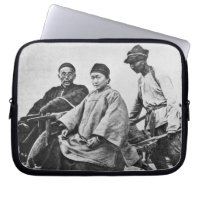 Chinesisches Rickshaw, c.1870 (b/w Foto)