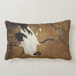 Chinesisches Rolle-Kunst-Kran-Vogel-Blumen-Kissen Lendenkissen