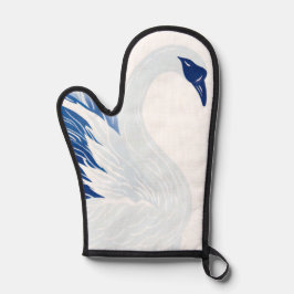 Chinesisches Schwan-Flügel-Muster (Personalisieren Ofenhandschuh