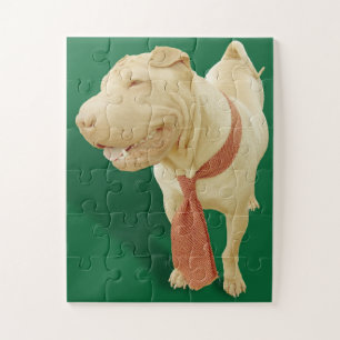 CHINESISCHES SHAR-PEI-JIGSAW-PUZZLE EASY PUZZLE