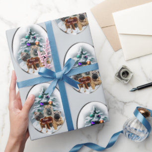 Chinesisches Shar-Pei-Weihnachtsfest Geschenkpapier